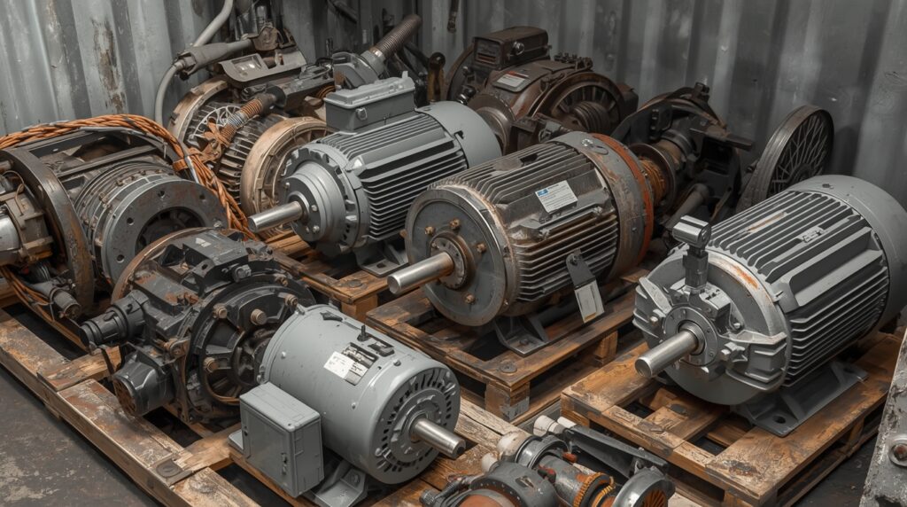 lucid origin ein realistisches bild von aufgestapelten elektro 3